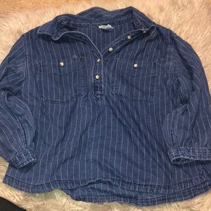 Forever 21 half button down top